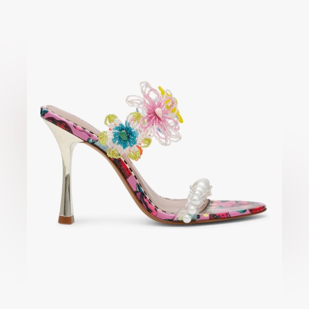 New Betsey Johnson womens Goldiee Heeled Sandal - Picture 5 of 15